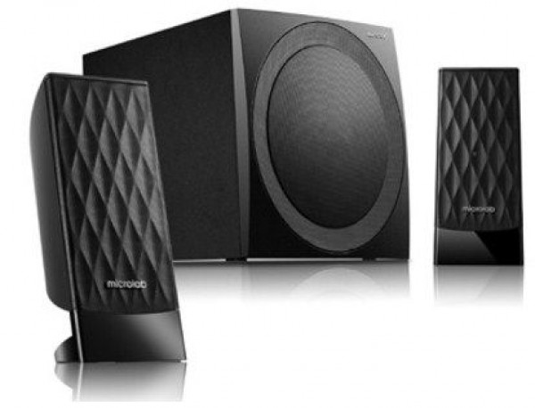 Microlab M-300U * Aktivni drveni zvucnici 2.1  38W RMS(14W,2x12W) SD, USB, FM radio, 3.5mm (3056)