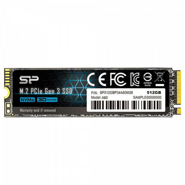 SSD M.2 512GB SiliconPower SP512GBP34A60M28 A55