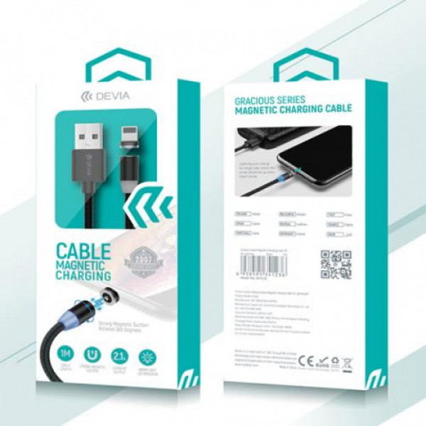 KABL USB SERIES MAGNETIC TYPE C CRNI DEVIA