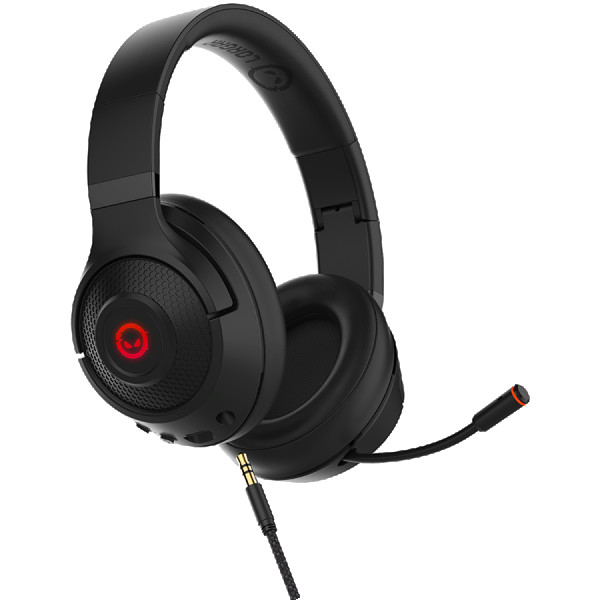 Lorgar gaming bluetooth headset with microphone, BT 5.3 JL7006, battery 1000mAh, type-C charging cable 0.8m, audio cable 1.5m, size:195*185