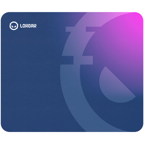 Lorgar Main 135, Gaming mouse pad, High-speed surface, Purple anti-slip rubber base, size: 500mm x 420mm x 3mm, weight 0.41kg ( LRG-GMP135 