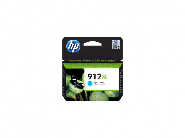 HP 912XL High Yield Cyan Original Ink Cartridge