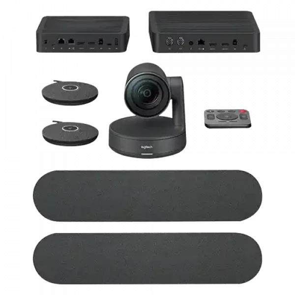 Web kamera za konferencijske razgovore Logitech Rally Plus Ultra-HD Crna