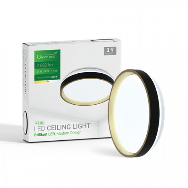 LED PLAFONJERA 24W 4000K PRECNIK 39cm GREEN TECH