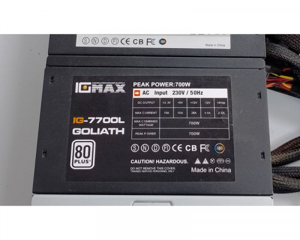 IG-MAX IG7700L GOLIATH 700W napajanje outlet