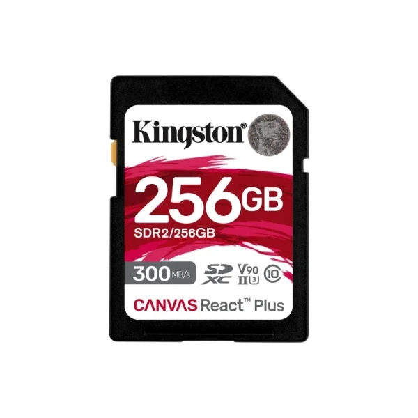 SD Card 256GB Kingston Canvas React Plus SDR2256GB
