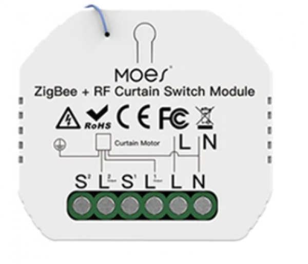 SMART ZIGBEE +RF MOES MODUL ZA ZAVESU ZRM-108-MS