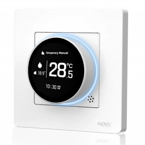 SMART ZIGBEE MOES PAMETNI TERMOSTAT ZA BOJLER (VODA/GAS) BELI ZHT-SR-GC-WH-MS