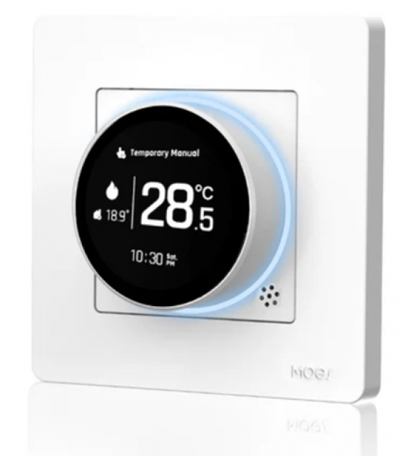 SMART ZIGBEE MOES PAMETNI TERMOSTAT ZA BOJLER BELI ZHT-SR-GA-WH-MS