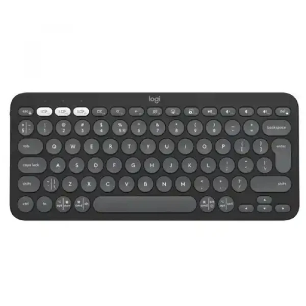 Bežična tastatura Logitech K380s Bluetooth Pebble Keys 2 US Tonal Graphite