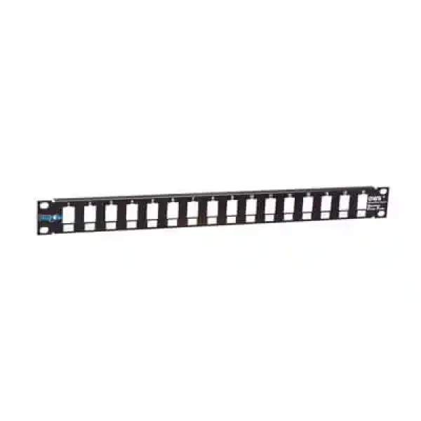 Patch panel 191U sa 16 slotova ,bez modula RAL9005 Mirsan MR.19P16P1U.01