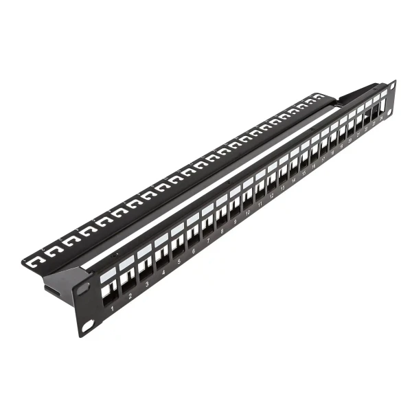 Patch panel modularni shielded 191U sa 24 slota za STPUTP module SKP-24-1U