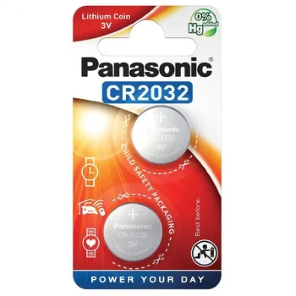 Panasonic baterija CR2032 12