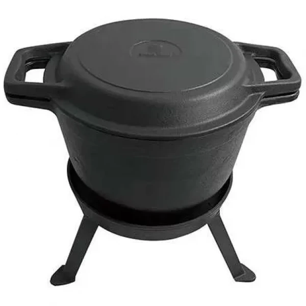 Kotlić sa postoljem KINGHOFF KH1733 3 u 1 čelik 8L