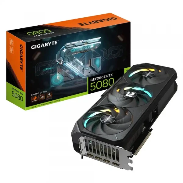 Grafička karta Gigabyte GeForce RTX 5080 Gaming OC GV-N5080GAMINGOC-16GD 16GB GDDR7 256bit 3xDPHDMI