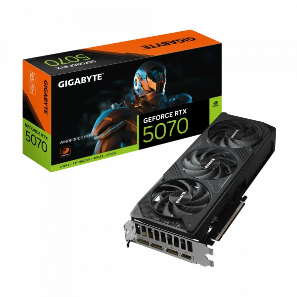Graficka karta Gigabyte GeForce RTX 5070 Windforce GDDR7 12GB 192bit 3xDPHDMI