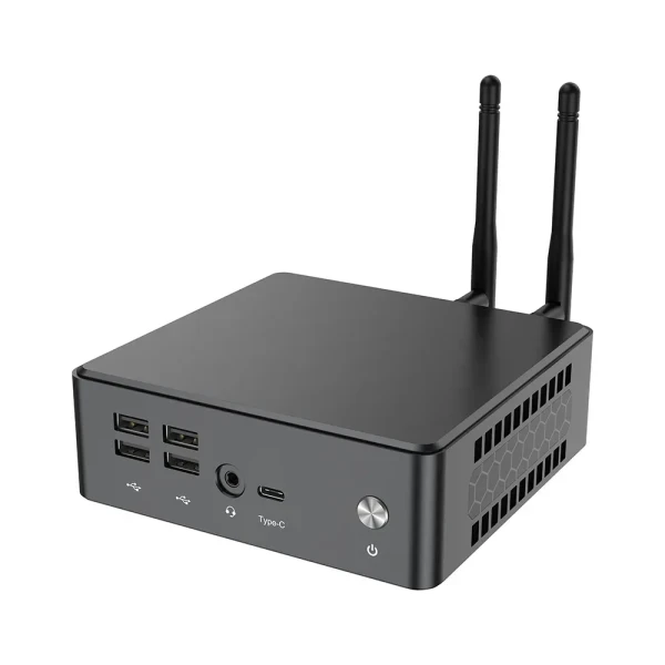 Mini PC Zeus MPI12 Intel i7-12555U 10C 4.7 GHzDDR4M .2LANDual WiFiBTHDMIDPUSB Cext