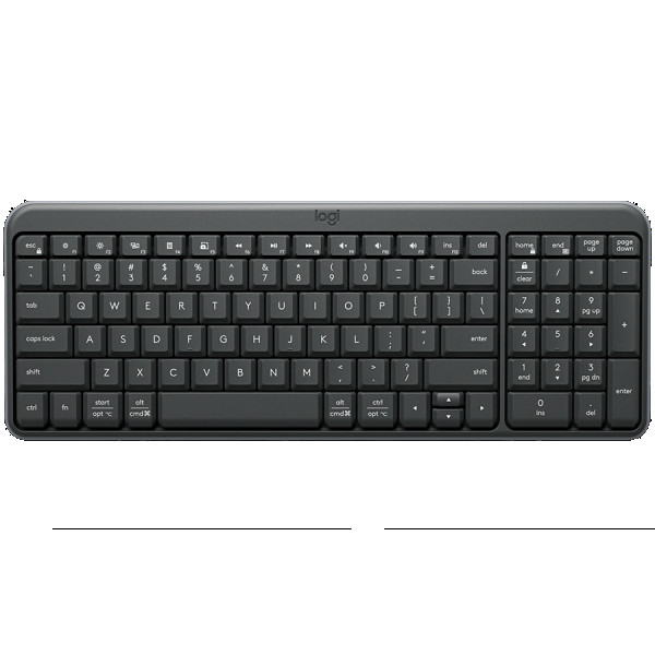 LOGITECH K250 - GRAPHITE - US INTL - 2.4GHZBT - INTNL-973 ( 920-013451 ) 