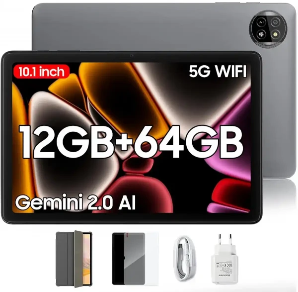 Tablet 10.1 Blackview Tab 20 Wifi 800x1280 HD+ IPS4GB64GB5MP-8MPAndroid 15gray