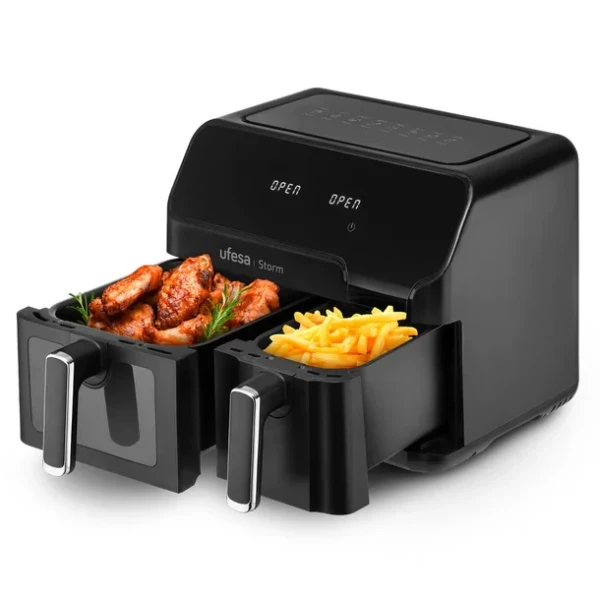 AirFryer Ufesa Stormbezuljnadupla posudazapremina 9L(5.5L+3.5L)8 programa