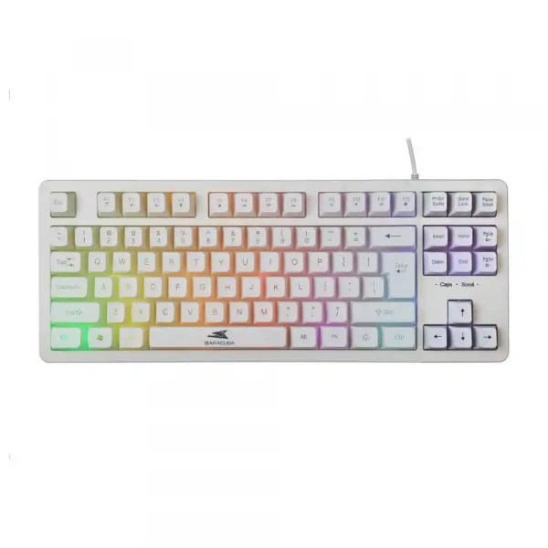 Tastatura Baracuda Krill BGK 01114 bela US RGB