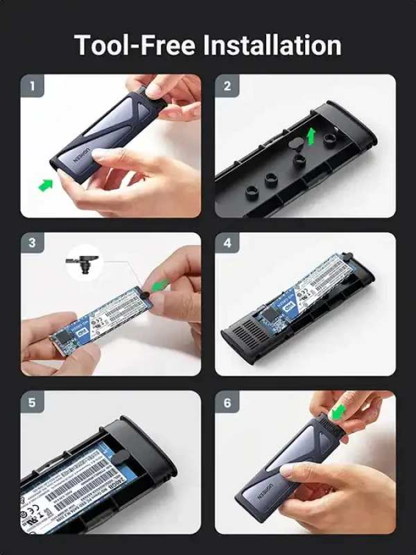 UGREEN CM400 kućište za M.2 NVMe SSD-ove 10gbps