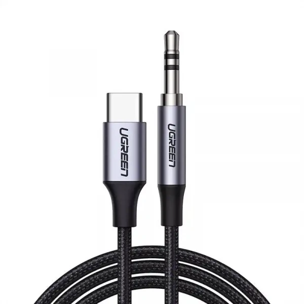 UGREEN CM450 USB-C M. na 3.5mm M. audio kabl sa čipom 1m
