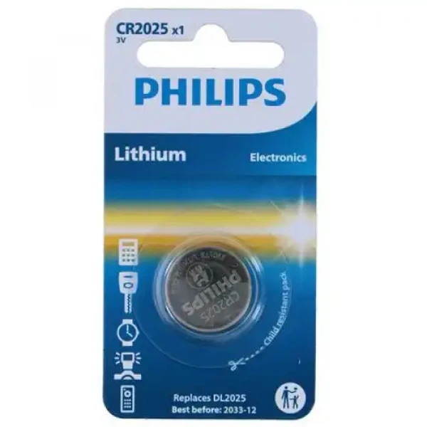 Philips Baterija CR2025 3.0V LITHIUM