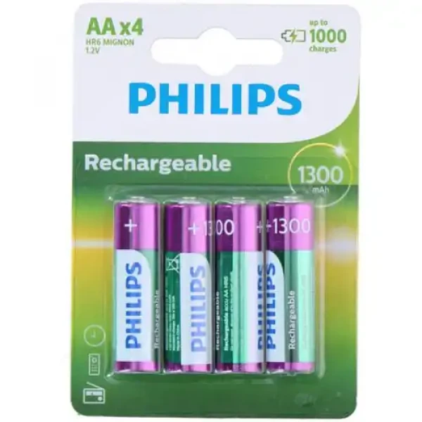 Philips Baterija AA NiMH 1.2V 1300mAh (14)
