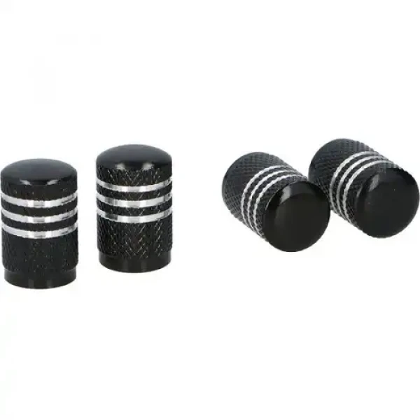 Aluminijumske kapice za ventil BlackSilver Dunlop