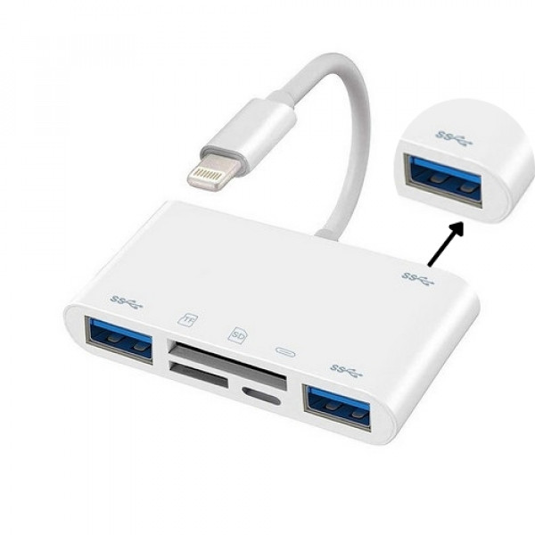 Lightning Čitač kartica 6u1                  