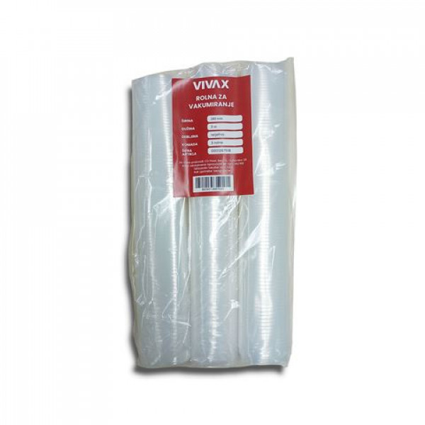 VIVAX HOME rolna za vakumiranje 280mm x 3m  3 rolne