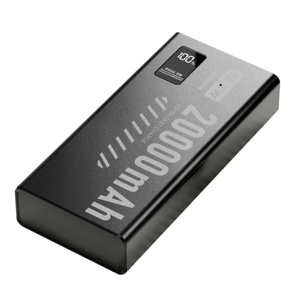 Power bank Denmen DP45 20000Mah Fast PD20W QC3.0 2xTypeC1xUSB-A Crni