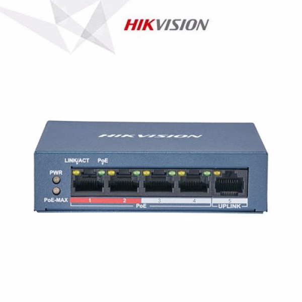 Hikvision DS-3E0105P-E/M(B) PoE switch