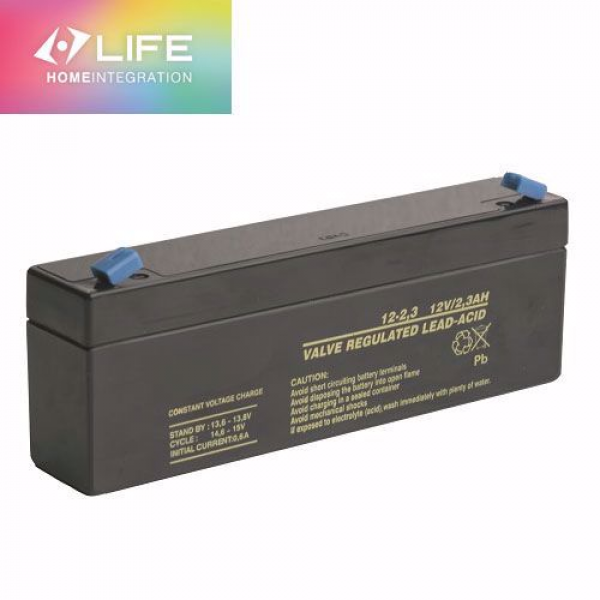 LIFE baterija za rampu 12V-2,3Ah 2 kom AGE12