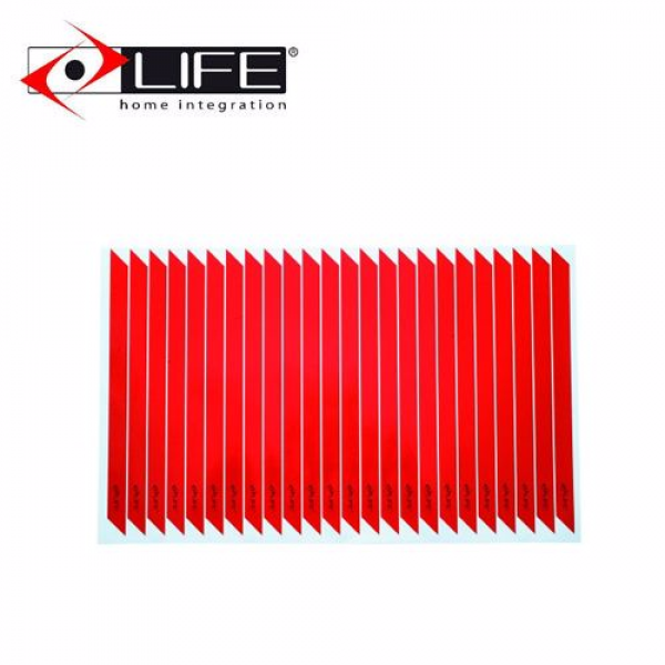 LIFE fosforne nalepnice za rampe 1pak.-18kom SUC4