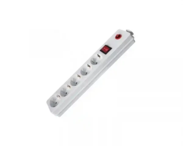 Produžni kabl Linkom sa prekidačem i zaštitom 5r5m Beli