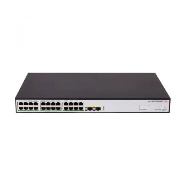 Svič 24 x GE ports H3C S1600V2-26P-HPWR-GL L2 PoE 370W 24GE(poe+) + 2xSFP