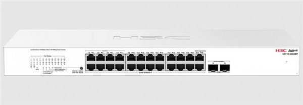 H3C Aolynk US110-24G2MF Ethernet Switch, 24 x 1G, AC