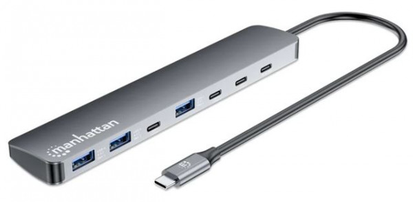 MH 7-Port 10G5G USB-C  USB-A Hub 4+3 wPD