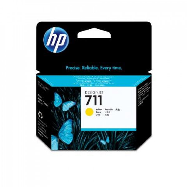 HP No.711 29ml Yellow  Designjet Ink Cartridge [CZ132A] za plotere T120 T520