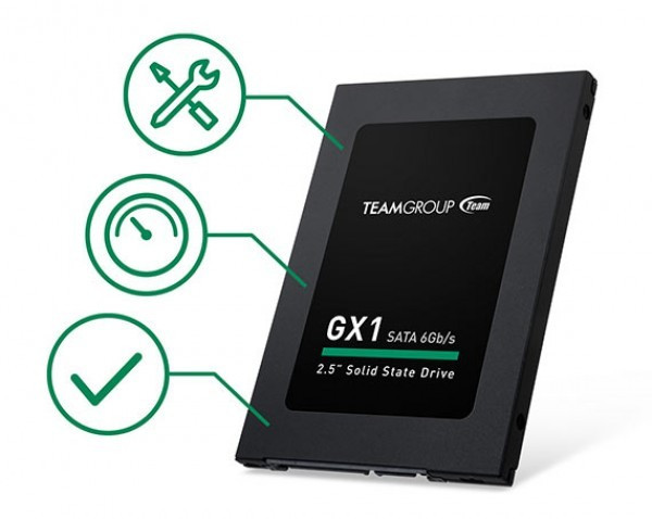 TeamGroup 2.5'' 240GB SSD SATA3 GX1 7mm 500/400MB/s T253X1240G0C101